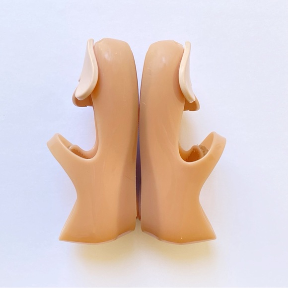 MINI MELISSA VIVIENNE WESTWOOD ANGLOMANIA pink heart wing jelly shoes - Picture 4 of 10